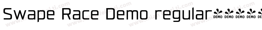 Swape Race Demo regular字体转换